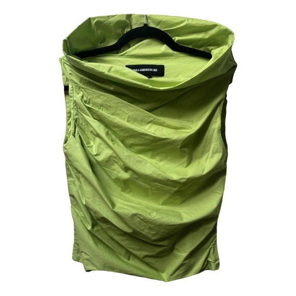 (SOLD) Paula Canovas del Vas SS 2022 Sleeveless High Cowl Draped Top - Picture 1 of 4